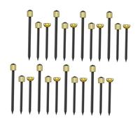 jojofuny 90pezzi Chiodi Per Cornici Con Testa in Ottone Nera e Acciaio Resistente Chiodi Da Muro Per Appendere Quadri e Specchi Su Cartongesso Uso Versatile Per Decorazioni e Gallerie