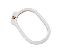 jojofuny Abs Embroidery Hoop Set Creamy Cross Stitch Frame With Screw Elastic Smooth Surface For And Adults DIY Craft