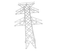 jojofuny Accessori per micro paesaggi accessori di scena miniature del vassoio di sabbia Figurine in miniature edifici da giardino in miniatura treni modello plastica abs