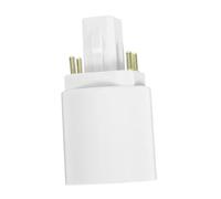 jojofuny Adattatore Lampadine Lamp Base Converter G24Q a E27, Supporto Luce per Conversione e Protezione da Sovracorrente, in Plastica, per Casa