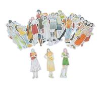 jojofuny Adesivi per Scrapbooking 120 Pezzi per Diario e Album Carta Spessa Adesivi Decorativi Fai da Te per Ragazze Account a Mano per Decorazione Diari e Quaderni