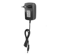 jojofuny Alimentatore di rete da 6 V, 2 A, con spina europea, 220 - 240 V, DC 6 V, 2 A, 5,5 mm x 2,1 mm, nero, per uso domestico e viaggio