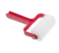 jojofuny Attrezzo per Pizza Rosso in Plastico e Acciaio Inossidabile Forte Resistenza e Buona Elasticità per Stendere Impasto e Creare Fori nel Rullo per Pizza Stili multipli