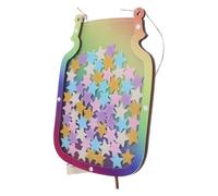 jojofuny Barattolo di ricompensa a forma di stella per bambini: contenitore portatile per incentivi comportamentali in classe - Scatola di motivazione per bambini piccoli - di ricompensa per la