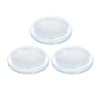 jojofuny Base Porta Spilli Trasparente a Forma di Rana per Composizioni Floreali, Set 3 Pezzi, Base di Fissaggio Robusta per Decorazioni Domestiche e Centrotavola