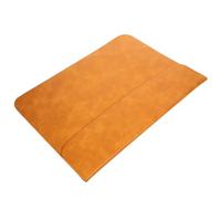 jojofuny Borsa del portatile di grandi dimensioni borsa imbottita per laptop Trasporto mano sacchi per laptop custodie per computer portatili borsa per laptop aziendale Pelle PU Marrone