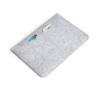 jojofuny Borsa per Laptop Custodia per Laptop Grigio Chiaro 13.3 Pollici Feltro Morbida Protegge il Tuo Dispositivo