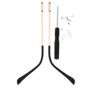 jojofuny Bracci di Ricambio per Occhiali Molle Integrate, Coppia in Metallo, per Montature in Metallo e Riparazioni a Casa