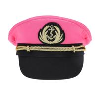 jojofuny Cappello da Capitano di Barca in Cotone con Design Nautico Ricamato, Accessorio per Festa a Bordo di Yacht, Per Marinai e Velisti