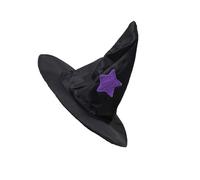 jojofuny Cappello da Strega e Semplice, Accessorio Costume per Halloween e Feste di Animali Domestici
