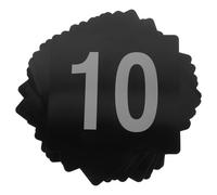 jojofuny Cartelli Numerici in Plastica PVC 25 Pezzi Numeri da Tavolo 1-25 per Matrimoni Cartelli Riservati Riutilizzabili Accessori Decorativi per Feste e Ristoranti