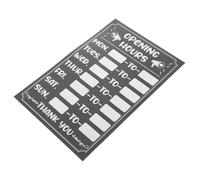 jojofuny Cartelli Orari Autoadesivi Riscrivibili Adesivo Resistente, Etichette Adesive per Insegne Aziendali, Cartelli Apertura Negozi e Banche, per Attività Commerciali e Locali Pubblici