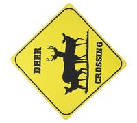 jojofuny Cartello da Giardino in Metallo Quadrato con Animali che Attraversano Decorazione Rustica per Esterni e Interni Kit di Montaggio Incluso Arte Murale da Giardino Tema Fauna