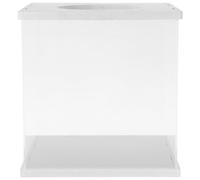 jojofuny Cassetta dei suggerimenti: urna quadrata per biglietti della lotteria - Contenitore trasparente per il voto - Contenitore per la raccolta fondi per riunioni di eventi scolastici, uffici di