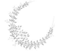 jojofuny Cerchietto da Sposa Strass, Accessori per Chioma da Sposa Decorativi, Copricapo Elegante per Matrimonio e Cerimonia, Fascia Chioma Cristalli, Regalo per Donne e Ragazze