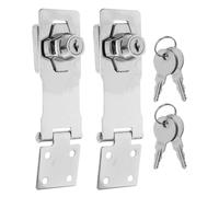 jojofuny Chiusura a Cerniera Ad Angolo Retto Blocchi Per Armadietti Serratura Del Cassetto Serratura Di Sicurezza Delle Porte Silver