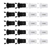 jojofuny Chiusure a Clip per Bidoni della Spazzatura Domestici 20 Pezzi Fibbie a Spinta in Plastica Resistenti Compatibili Cestini per Rifiuti per Uso Quotidiano in Casa