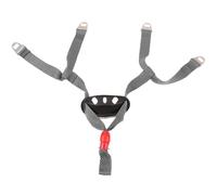 jojofuny Cinghia per Mento a Forma di Y per Casco di Sicurezza, Regolabile, in Poliestere e Pp, Facile da Installare, per Cantieri Edili