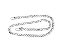 jojofuny Cinturino Metallo Argento Tracolla Staccabile per Borsa Tracolla Accessorio per Donna e Ragazza e Versatile per Messanger e Borse