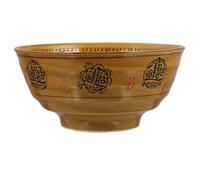 jojofuny Ciotola in Ceramica Gialla Elegante e Chic, Adatta per Pasti Caldi e Freddi, come Scodella Ramen e Zuppa per Uso Domestico