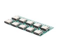 jojofuny Connettore USB-c Porta di Ingresso Scheda PCB Convertitore per Autocostruzione, Scheda Connettore Tipo c per Cavi Dati, Adatto per Assemblaggio e Riparazione