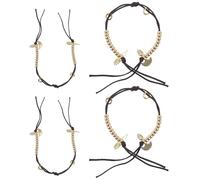 jojofuny Contatore di Perline Buddista in Ottone Resistente Conta-Dita Portatile per Preghiere e Meditazione Set da 2 Pezzi Compatto per Uso Quotidiano e Personalizzazione Fai da Te