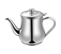 jojofuny Contenitore per Olio in Acciaio con Filtro Barattolo per Grasso da Cucina da 70 Oz Pentola per Olio con Impugnatura Ergonomica e Superficie Liscia Adatto per Filtrazione e