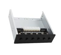 jojofuny Controllore di Alimentazione per Hard Disk Hub per Linee Facile Installazione e Sicurezza dei Dati Resistente alle Alte Temperature Operazione Indipendente per Ogni Disco