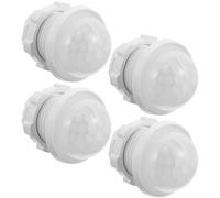 jojofuny Copertura Protettiva Bianca per Rilevatore di Movimento a Infrarossi Involucro in Plastica Resistente alle Alte Temperature Kit da 4 Pezzi per Interruttori a Parete