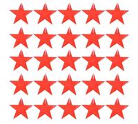 jojofuny Coperture per Luci Stringa in Plastica Rossa 60 Pezzi Mini LED a Forma di Stella a Cinque Punte Decorazione Versatile e Resistente per Giardino e Decorazioni Natalizie