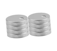 jojofuny Copribulloni Decorativi Design Elegante e Moderno 4 Paia in Acciaio Inossidabile per Wc Copertura Rotonda per Viti di Fissaggio del Sedile per Accessori per Bagno