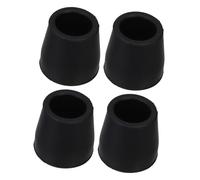 jojofuny Copritavoli per Mobili e Copripiedi Antiscivolo in Gomma per Deambulatori 25mm, Set da 4 Pezzi Protezione Pavimenti e Fondo Antiscivolo per Uso Interno ed Esterno