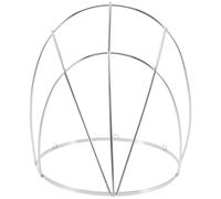 jojofuny Cornice per Corona di Chioma Cinese in Metallo Elettrodeposizione Argento, Accessorio Antico la Realizzazione di Copricapi Tradizionali, Base per Copricapo Fai da Te