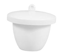 jojofuny Crogiolo da Laboratorio in Porcellana Resistente Alte Temperature con Coperchio e Manico per Fusione Versamento e Raffinazione Chimica Adatto Uso Industriale e Scientifico