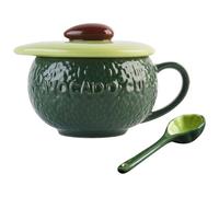 jojofuny da Caffè e Resistente alle Macchie in Forma Avocado 300ml Verde per Bevande Quotidiane come Acqua e Tè alla