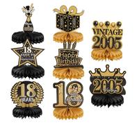 jojofuny Decorazione per Feste di Compleanno in Carta a d'Ape Nero e Oro, Centrotavola Creativo ed Elegante per Giardini e Bar Come Oggetto Fotografico e Decorazione Sospesa