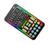 jojofuny Dispositivo Per Cambiare La Voce Scheda Audio Esterna Portatile Mixer Audio Multifunzionale Per Streaming Live Giochi e Comunicazione Vocale