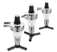 jojofuny Distributore di da Parete Erogatore a Molla Set da 3 Pezzi Beccucci Versatori per Vino e Alcolici Dispenser di Razioni per Bar e Feste Design Salvaspazio e Materiale