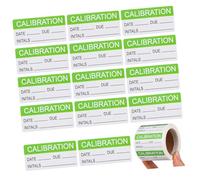 jojofuny Etichette Adesive Autoadesive Di Controllo Qualità Per Calibrazione Verde Etichette Scrivibili Resistenti Unico Per Magazzini e Gestione Scorte