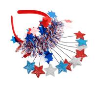 jojofuny fascia a stella copricapo da festa a tema patriottico Cerchio per del della Memoria Arredamento per decorazione dei di carnevale