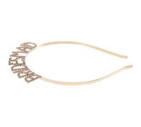 jojofuny Fascia per Chioma da Damigella D'onore Lettere e Strass, Cerchietto Elegante in Lega Dorata, Accessorio Raffinato per Feste e Matrimoni, Copricapo da Donna per Look Sofisticato