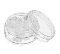 jojofuny Fermagli per Orecchini in Silicone Morbido Trasparente, Chiusure per Orecchini a Bottone Tenuta Stabile, Tappi Posteriori Protettivi per Gioielli da Orecchio, Set da 100 Pezzi