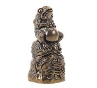 jojofuny Figura di Rospo in Ottone Design Tradizionale, Base Solida e Aspetto Liscio, per Esposizione su Banco e Spazi Commerciali