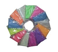 jojofuny Fluorescente e Glitterata per Nail Art 8 Pezzi senza Radiazioni Effetto Luminosa per Manicure Decorazioni Unghie Professionale e Personale