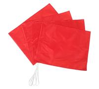 jojofuny Kit 4 Pezzi Bandierine Calcio d Angolo per Arbitro in Poliestere Resistente e Leggero Rosso per Partite e Allenamenti Sul Campo da Calcio