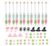 jojofuny Kit e Strumenti Ergonomici con Perline a Tema Strega e Principessa per Creare Penne con Perline in Silicone Rotonde per Artigianato Manuale in Aula o Raduni