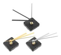 jojofuny Kit Movimento Orologio Muto Fai da Te 3 Pezzi Lancette di Ricambio in Plastica Resistente per Riparazione e Creazione Orologi da Parete Silenzioso Uso Domestico