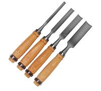 jojofuny Kit Per Intaglio Del Legno Scalpello Per Intaglio Mano Scalpello Per Sgorbia Per Legno Utensili Per Falegnameria in Acciaio Massello Anello Di Ferro Resistente Agli Urti Lame Diver