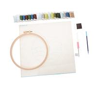 jojofuny Kit Ricamo per Principianti con Ago Magico Completo per Punch Needle DIY per Include Strumenti e Materiali per Creazioni Divertenti e Facili da Usare