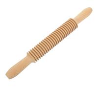 jojofuny Kitchen cooking tool lattice cutter, noodle lattice cutter in legno, angoli arrotondati, manico confortevole, per pane e pizza